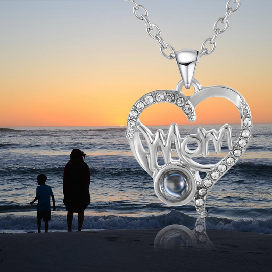 Chaine + Pendentif 100 façons de dire "Je t'aime"