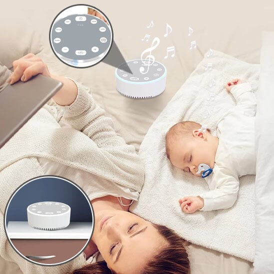 Appareil à Bruit Blanc pour Bébé - SLEEP THERAPY BABY Machine à bruit blanc Entre Bébé et Moi