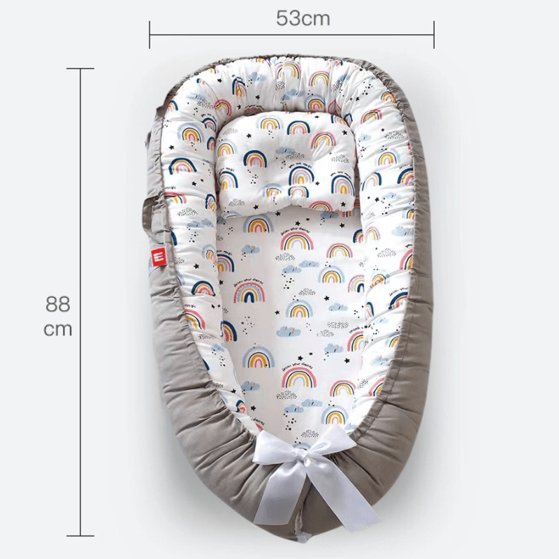 Cocon de Sommeil Bébé – Arc-en-Ciel Doux Cocon de lit Entre Bébé et Moi