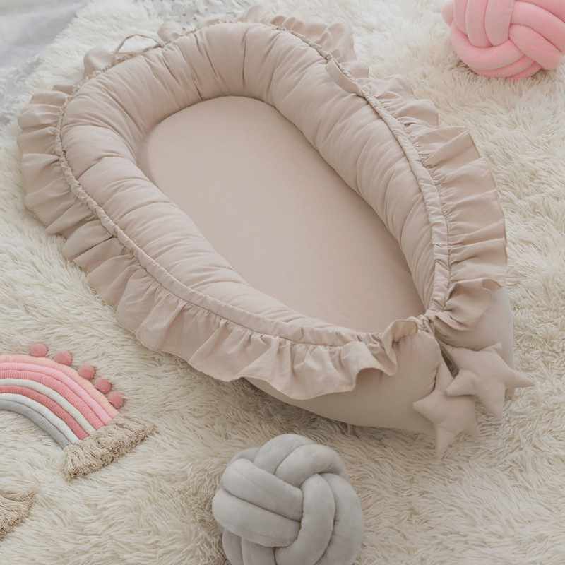 Cocon de Sommeil Bébé - Beige Douillet Cocon de lit Entre Bébé et Moi