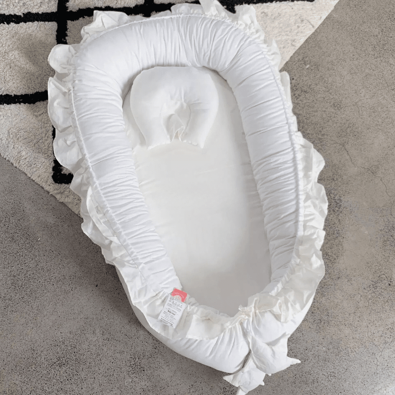 Cocon de Sommeil Bébé - Blanc Épuré Cocon de lit Entre Bébé et Moi