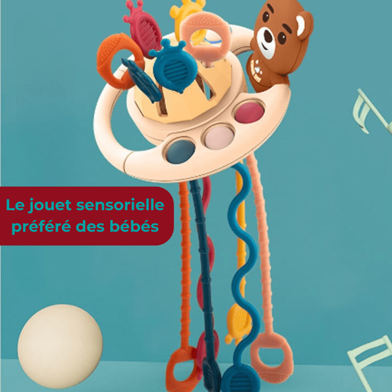 FunnyMonti | Jouet de dentition sensoriel Jouet éveil Entre Bébé et Moi