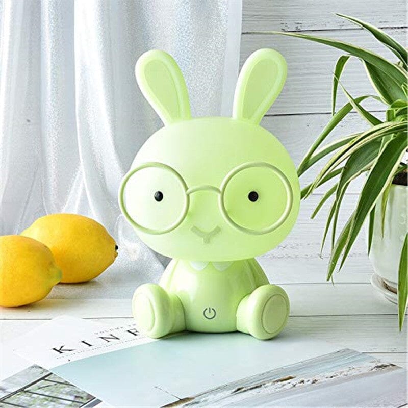 Lampe Veilleuse Lapin – Pierre le Lapin Veilleuses et lampes d'ambiance Entre Bébé et Moi Pierre Le Lapin Vert