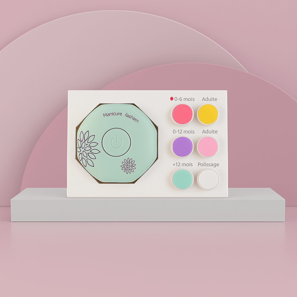 Magic Manicure | Coupe-ongles bébé électrique Kits pour la santé et la toilette des bébés Entre Bébé et Moi Kit Douceur Menthe - Manucure Sécurisée 0-36 mois