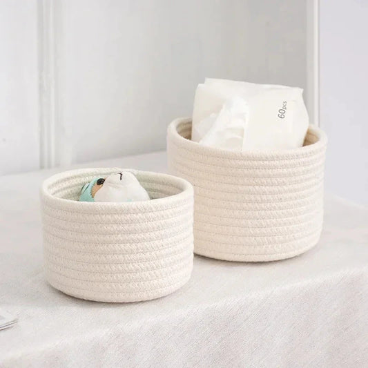MiniDuo™ – Paniers de Rangement Bébé en Coton Panier de rangement Entre Bébé et Moi