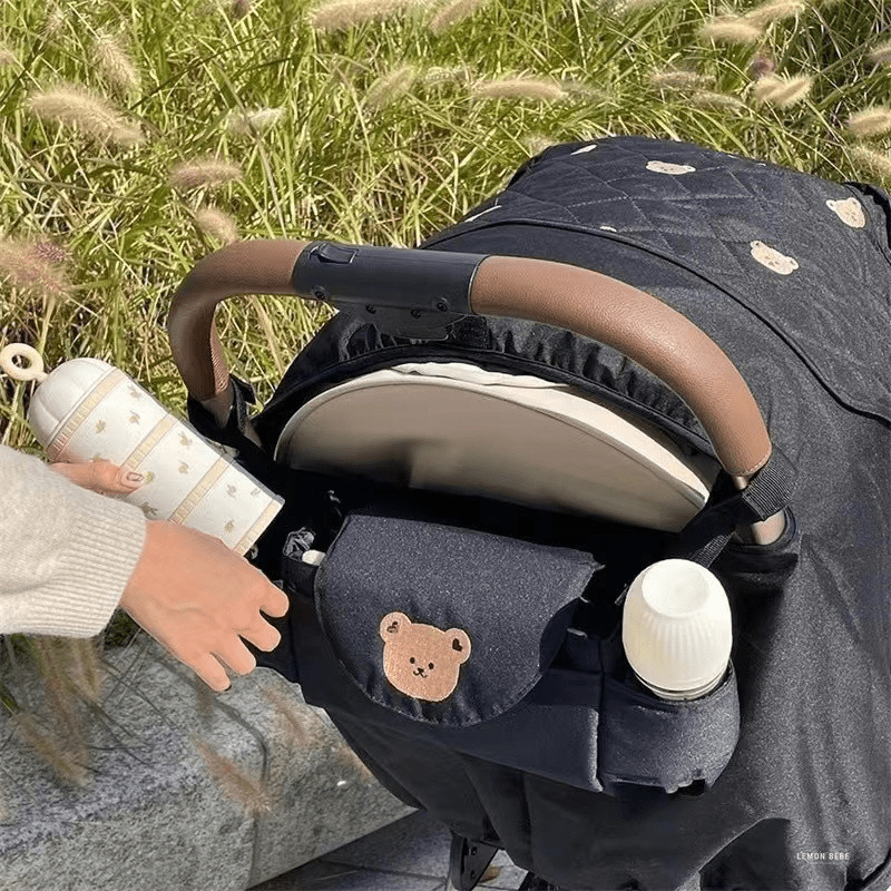Organisateur poussette Teddy Bear usage extérieur parc biberon maman