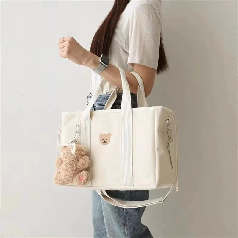 Sac à langer Teddy Sac à langer Entre Bébé et Moi Nounours Douceur – Élégance Minimaliste