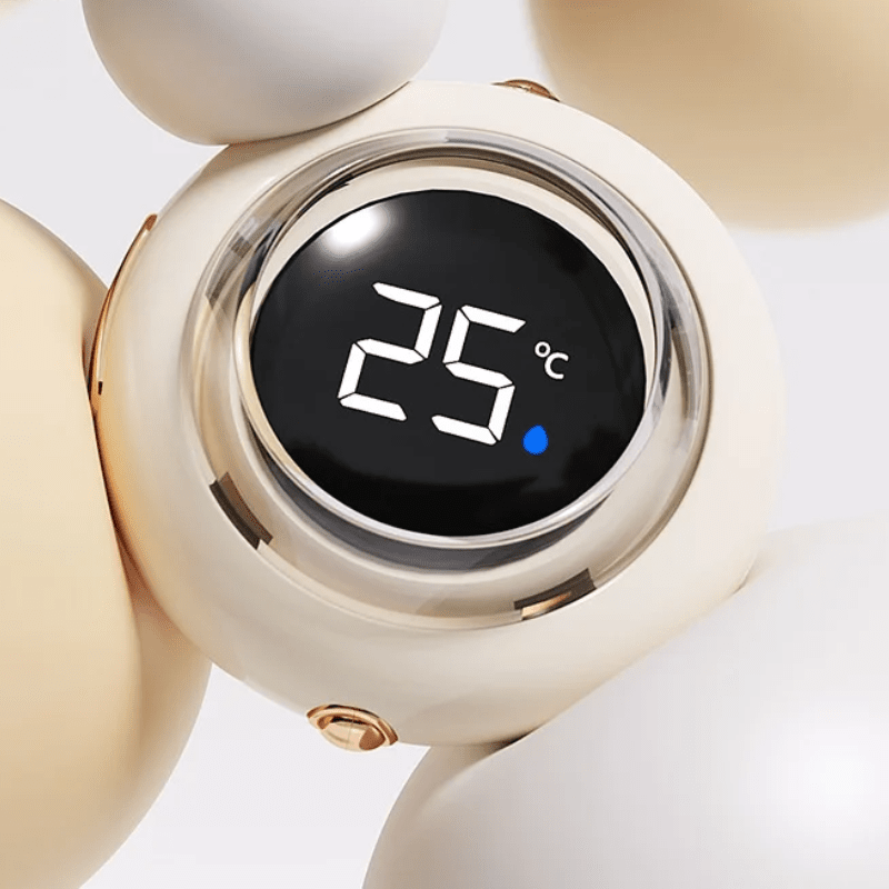 Thermomètre bain bébé beige