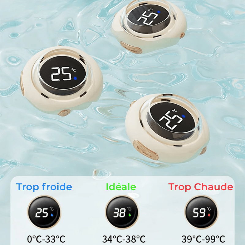 Thermomètre bain bébé degré