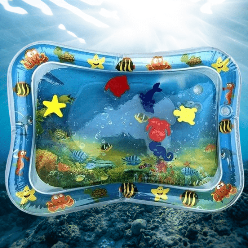 tapis d'eau bebe fond marin