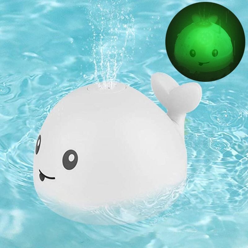 Baby Light Up Bath Tub Toys Whale Water Sprinkler Pool Toys for Toddlers Infants Whale Water Sprinkler Pool Toy 0 Entre Bébé et Moi