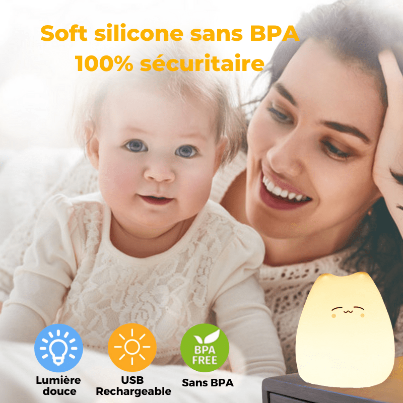 BabyCat | La veilleuse chat pour bébé Entre Bébé et Moi