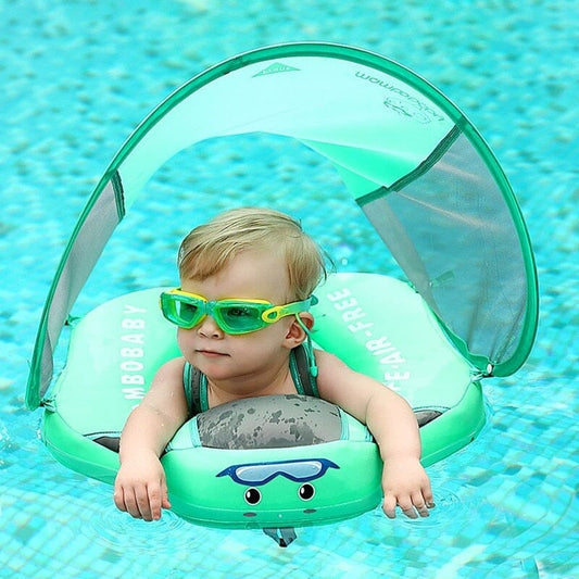 BabySwimming | Bouée avec ombrelle anti UV 0 Entre Bébé et Moi