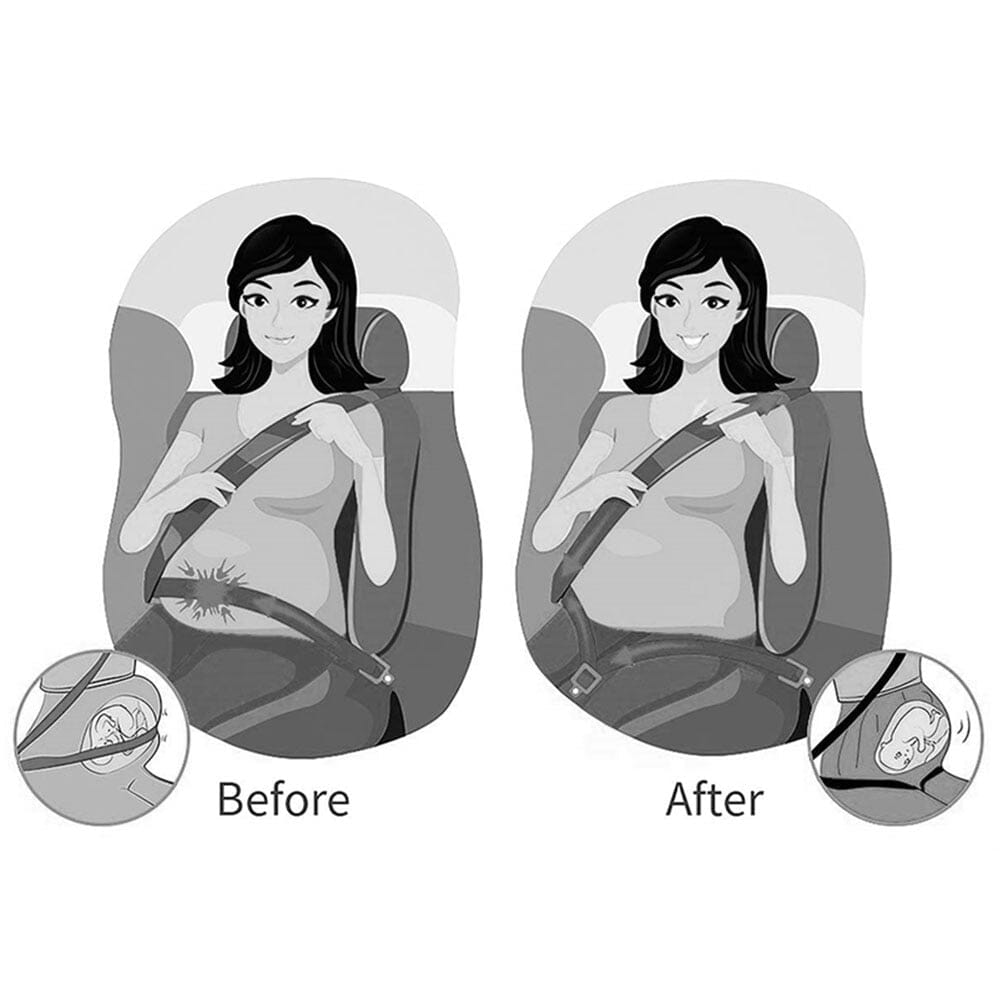 Car Seat Safety Belt for Pregnant Woman Maternity Moms Belly Unborn Baby Protector Adjuster Extender Kit Automotive Accessories 0 Entre Bébé et Moi