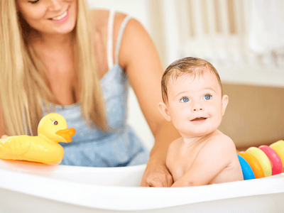 Espace bain de bebe