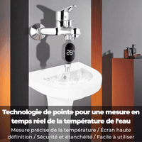 Thermomètre bain bébé robinet