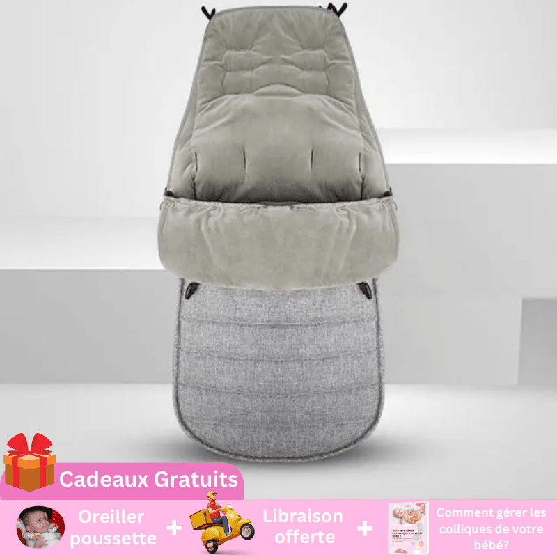 Chancelière Duvet d'Hiver Entre Bébé et Moi Gris 