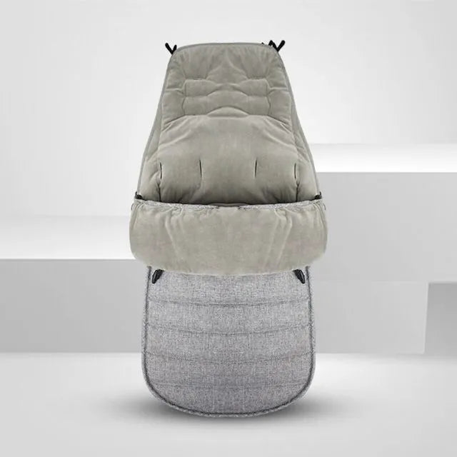 Chancelière Duvet d'Hiver Entre Bébé et Moi Gris 