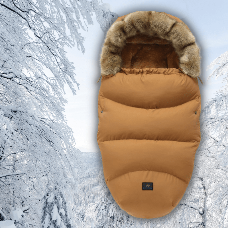 Chancelière Duvet d'Hiver Entre Bébé et Moi Marron 