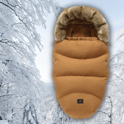 Chancelière Duvet d'Hiver Entre Bébé et Moi Marron 
