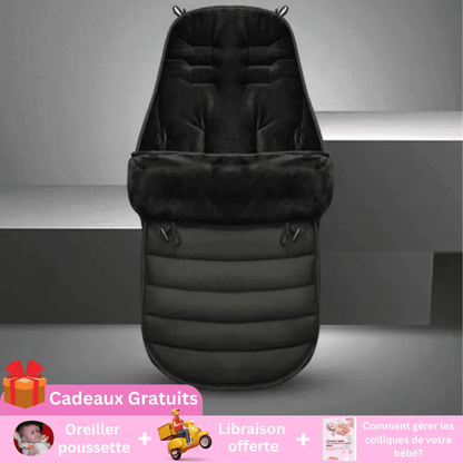 Chancelière Duvet d'Hiver Entre Bébé et Moi Noir 