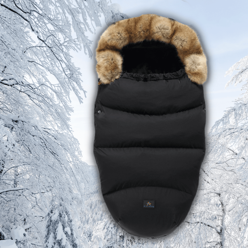 Chancelière Duvet d'Hiver Entre Bébé et Moi Noir 