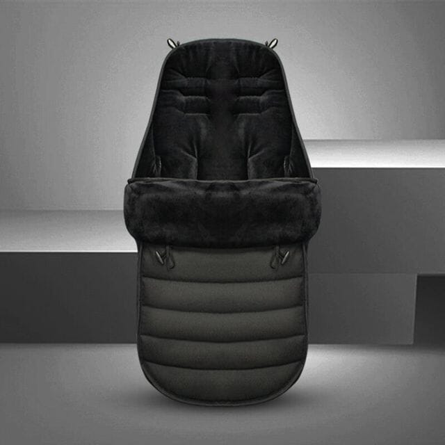 Chancelière Duvet d'Hiver Entre Bébé et Moi Noir 