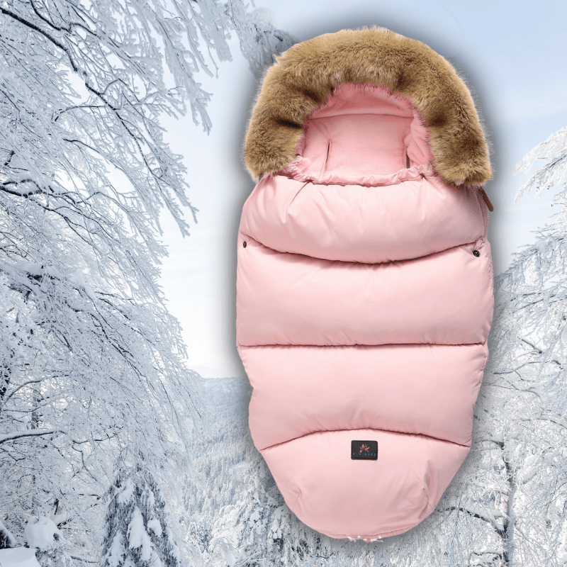 Chancelière Duvet d'Hiver Entre Bébé et Moi Rose 