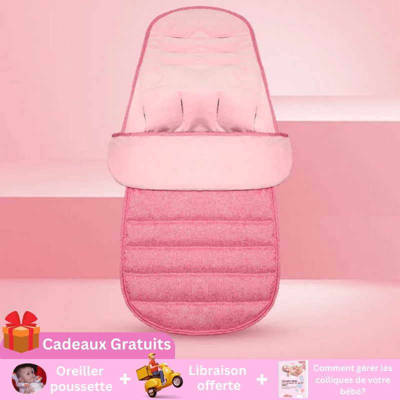Chancelière Duvet d'Hiver Entre Bébé et Moi Rose 
