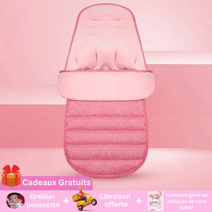 Chancelière Duvet d'Hiver Entre Bébé et Moi Rose 