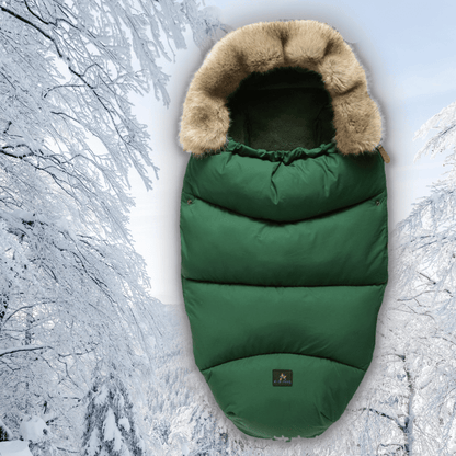 Chancelière Duvet d'Hiver Entre Bébé et Moi Vert 