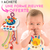 FunnyMonti | Jouet de dentition sensoriel Entre Bébé et Moi WinnieSpace + 1 Forme Pieuvre Offerte 