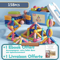 MAGNETMONTI | Ma méthode d'éveil Montessori. 0 Entre Bébé et Moi MAGNETMONTI 158pcs + 1 Ebook offert + Livraison offerte 