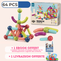 MAGNETMONTI | Ma Méthode d'Éveil Montessori 0 Entre Bébé et Moi MAGNETMONTI 64pcs + 1 Ebook offert + Livraison offerte 