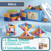 MAGNETMONTI | Ma méthode d'éveil Montessori 0 Entre Bébé et Moi MAGNETMONTI 64pcs + 1 Ebook offert + Livraison offerte 