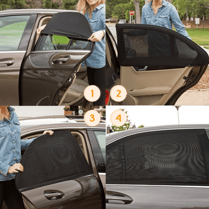 Pare-Soleil Barrière Anti-Moustique pour Voiture pare-soleil Entre Bébé et Moi 