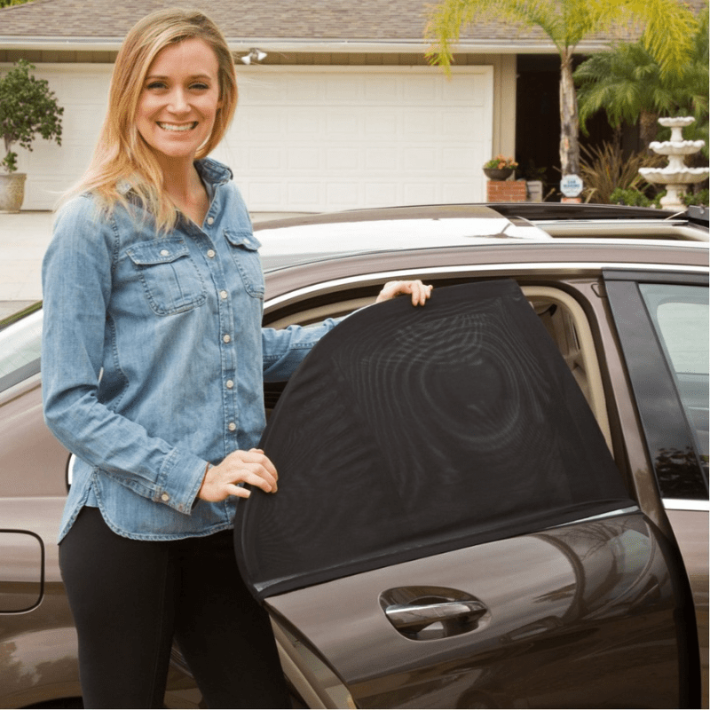 Pare-Soleil Barrière Anti-Moustique pour Voiture pare-soleil Entre Bébé et Moi 