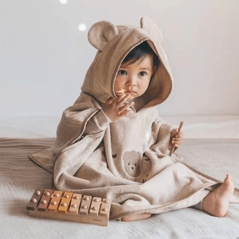 Peignoir Nidou™ – Le Peignoir Cocooning Peignoir Entre Bébé et Moi 