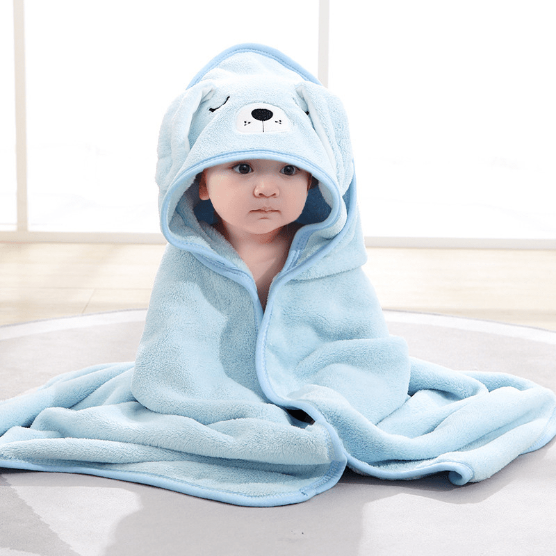 Serviettes de Bain Bébé à Capuche - Peignoirs Ultra-Doux et Absorbants Serviette de bain bébé Entre Bébé et Moi serviette de bain bébé Jack 
