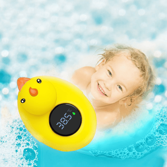 Thermomètre Bain Bébé Intelligent et Ludique | AquaDuck™ Thermomètre bain bébé Entre Bébé et Moi AquaDuck
