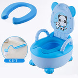 1-6 Years Old Children&#39;s Pot Cute Baby Toilet Seat Easy to Clean Baby Potty Portable Stool Boys And Girls Safe Trainer Seat WC Entre Bébé et Moi TD1053H PU Plus China 