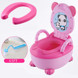 1-6 Years Old Children&#39;s Pot Cute Baby Toilet Seat Easy to Clean Baby Potty Portable Stool Boys And Girls Safe Trainer Seat WC Entre Bébé et Moi TD1053I PU Plus China 