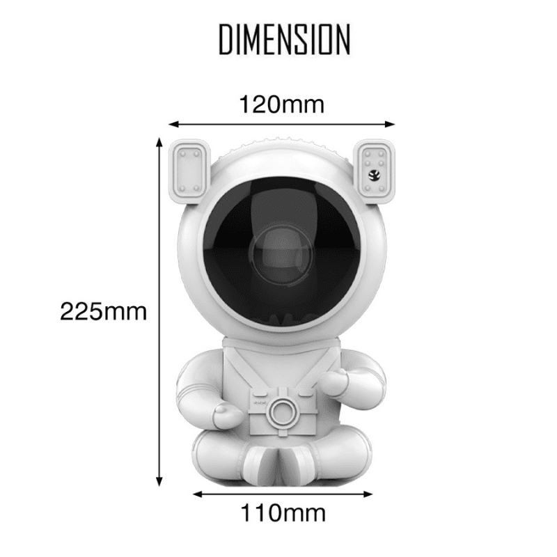 Baby Astronaut | Projecteur étoilé pour chambre de bébé Entre Bébé et Moi 
