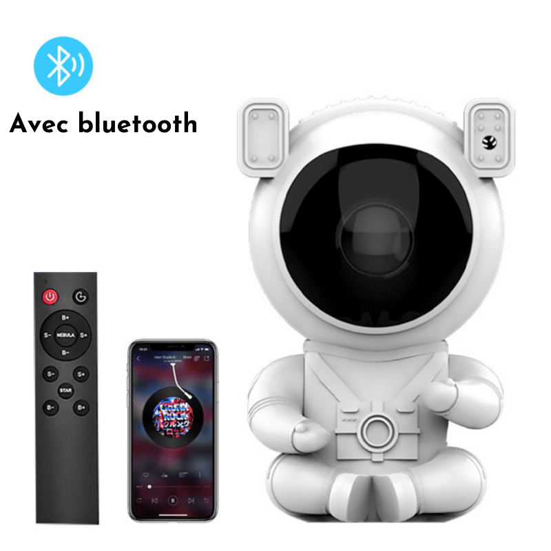 Baby Astronaut | Projecteur étoilé pour chambre de bébé Entre Bébé et Moi Cosmo AVEC Bluetooth 