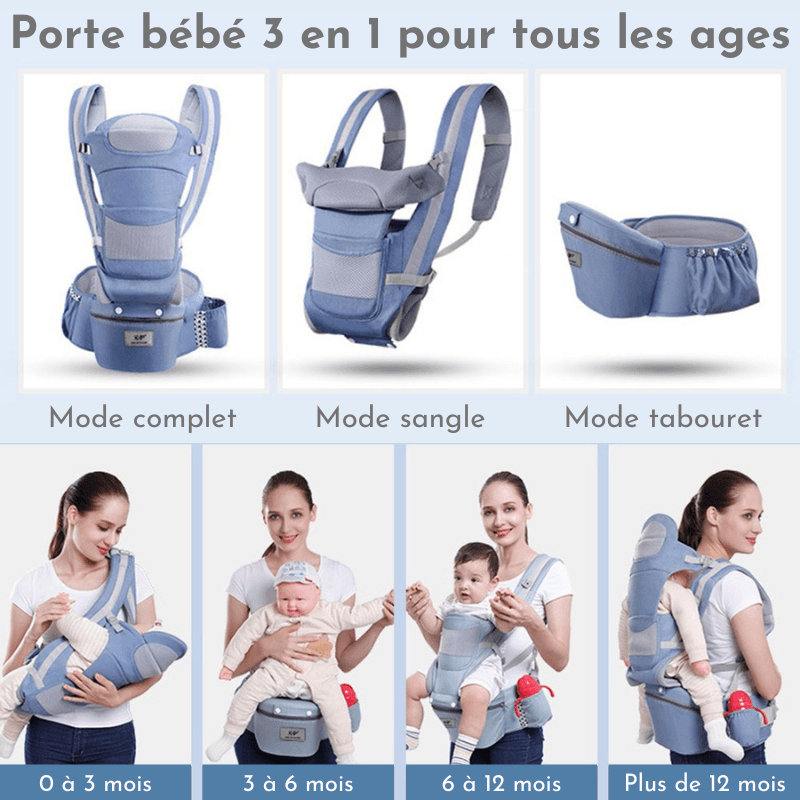 Porte top bébé kangourou