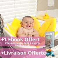 LotusFlower | La fleur de bain pour bébé 0 Entre Bébé et Moi Fleur de Lotus Jaune + 1 Ebook + Livraison Offerte 