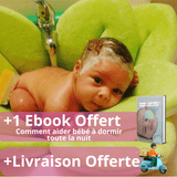 LotusFlower | La fleur de bain pour bébé 0 Entre Bébé et Moi Fleur de Lotus Vert + 1 Ebook + Livraison Offerte 