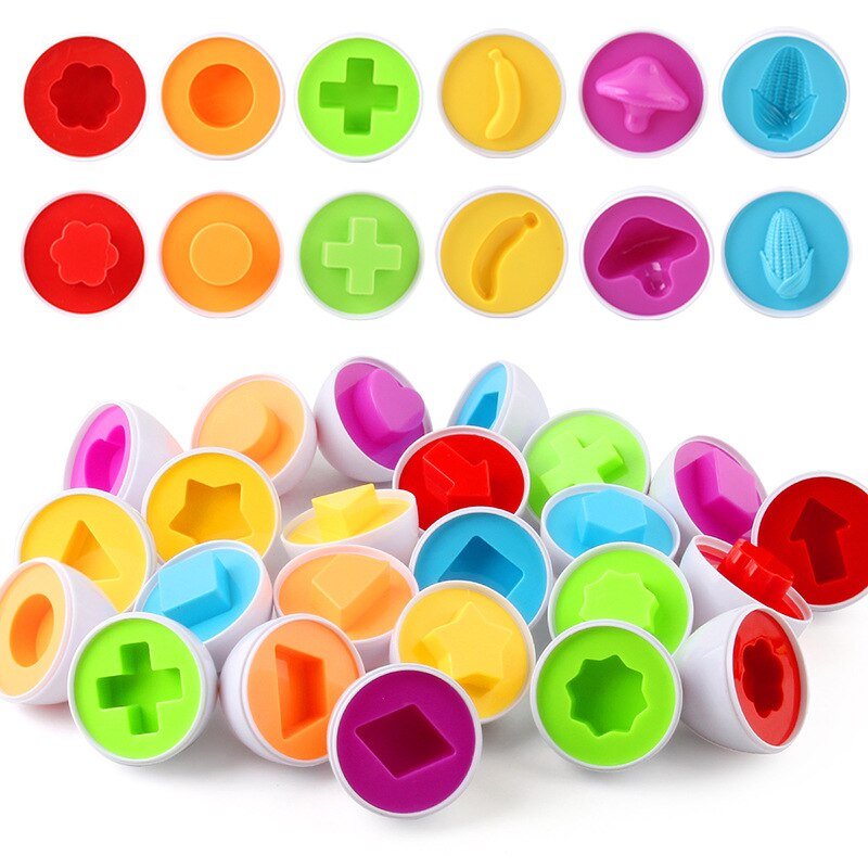 Mixed Shape Tools Smart Eggs 3D Jigsaw Puzzle Games Montessori Learning Education Math Toys With Box For Children Boys Baby 0 Entre Bébé et Moi 