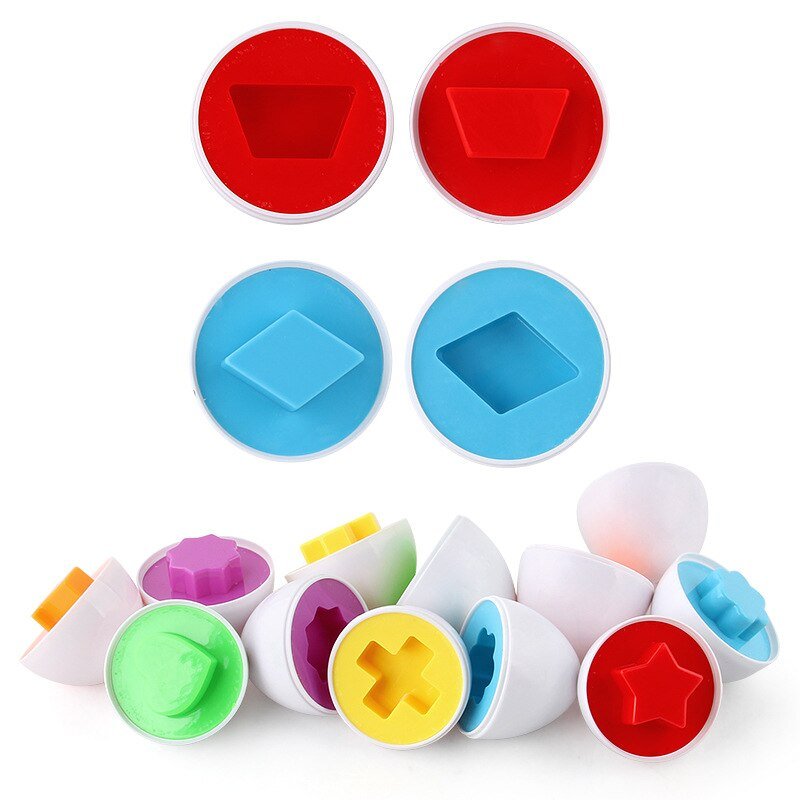 Mixed Shape Tools Smart Eggs 3D Jigsaw Puzzle Games Montessori Learning Education Math Toys With Box For Children Boys Baby 0 Entre Bébé et Moi 