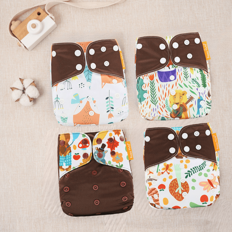 PureBaby | Couche tissu ajustable lavable bébé Couche tissu réutilisable bebe Entre Bébé et Moi 